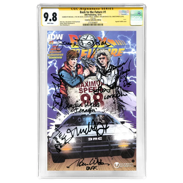 Back to the Future Cast Autographed Back to the Future #1 CGC SS Signature