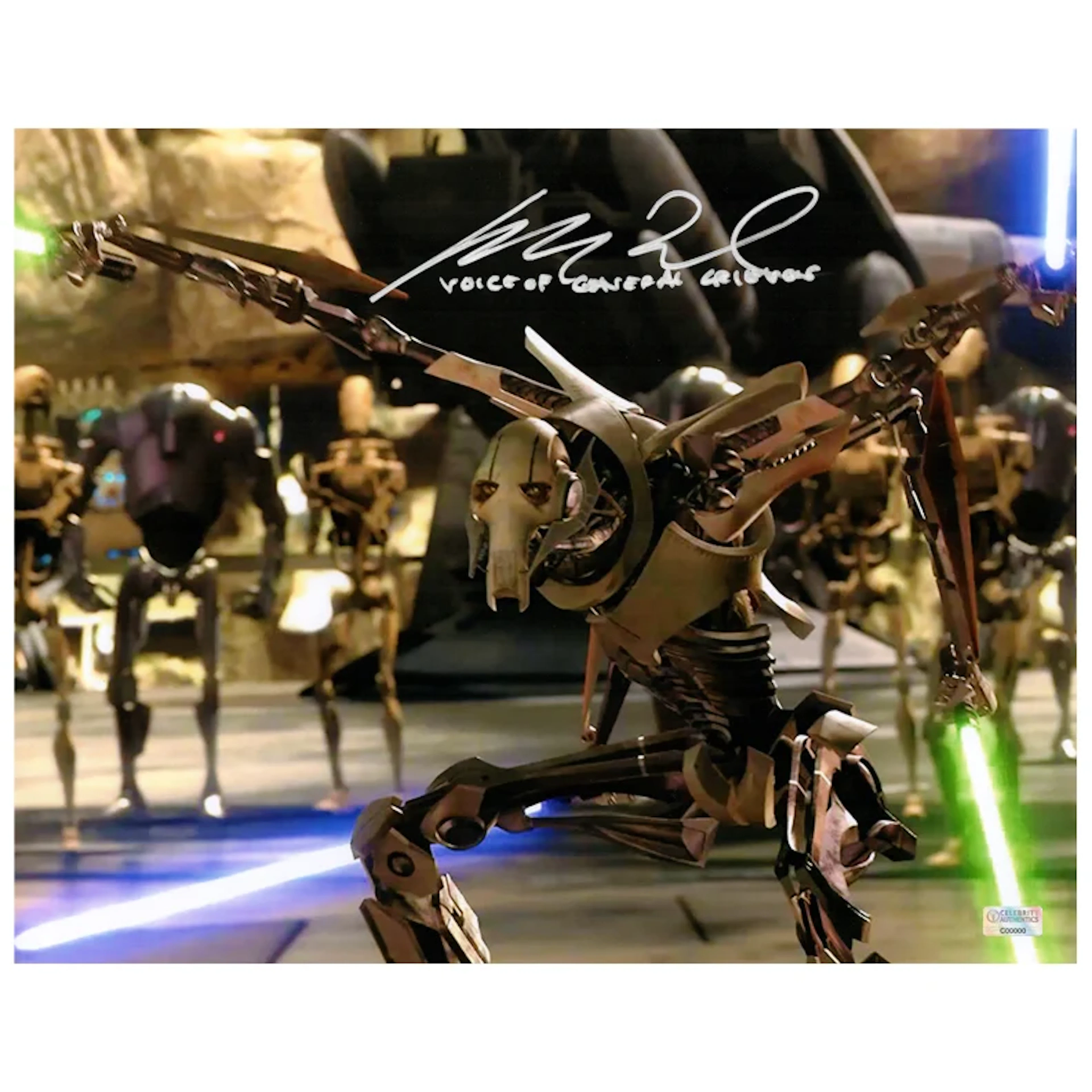 Matthew Wood Autographed Star Wars: Revenge of the Sith General Grievous