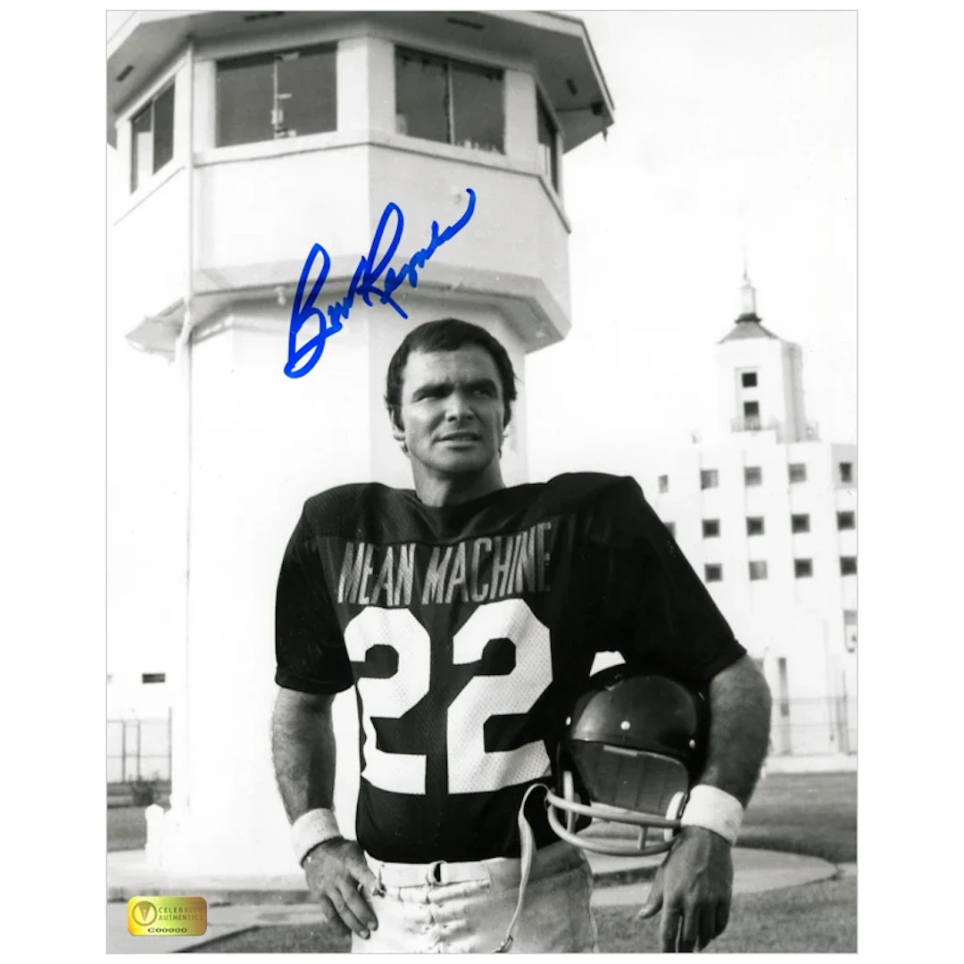 Burt Reynolds AutographedThe Longest Yard Mean Machine 8x10 Photo