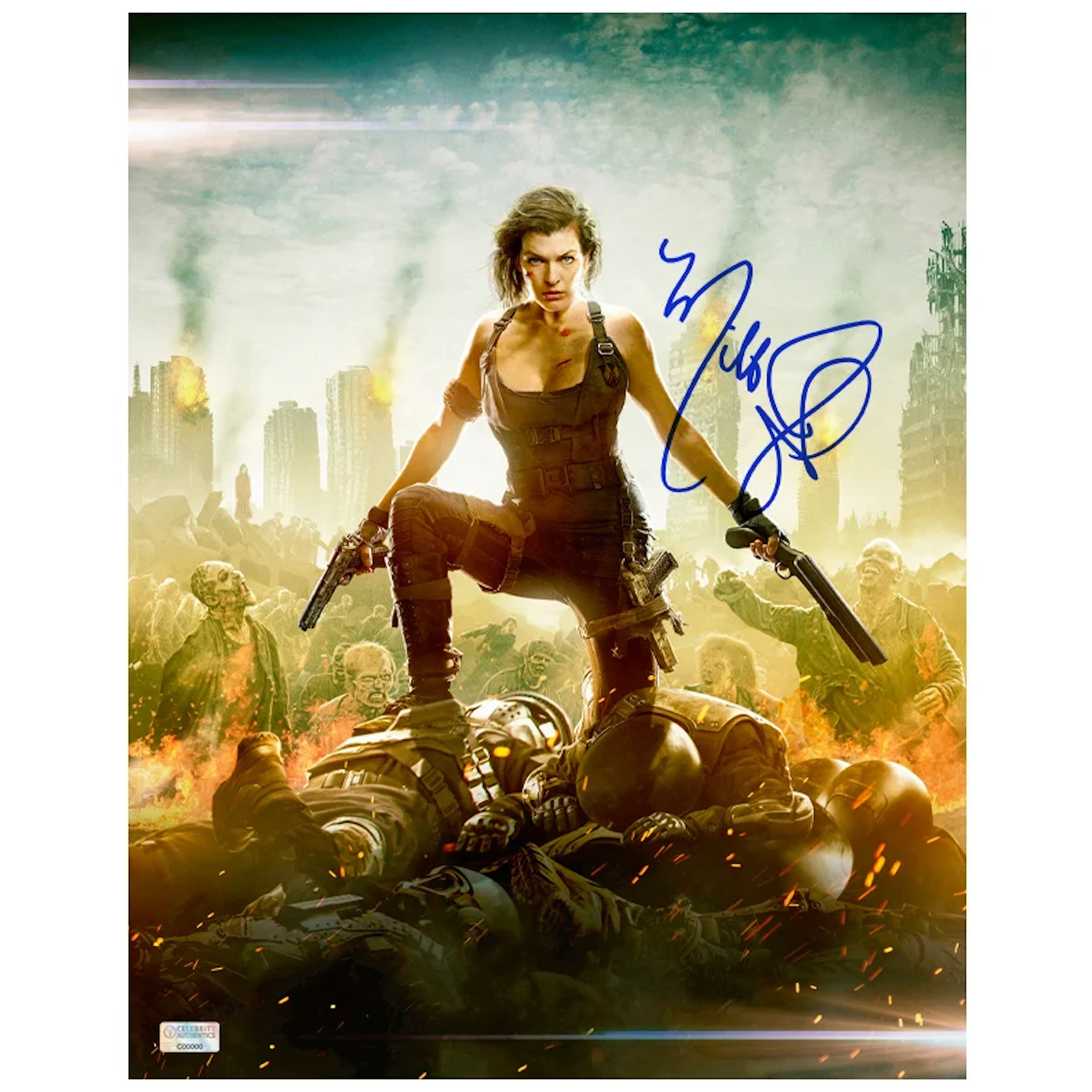 Milla Jovovich Autographed 2016 Resident Evil: The Final Chapter Assault