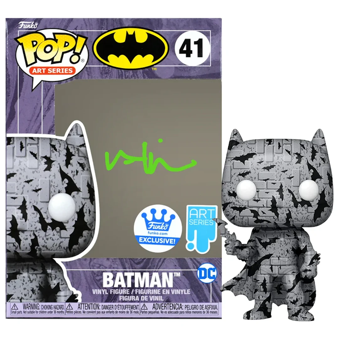 Val Kilmer Autographed Batman Art Series Funko Exclusive Pop Viinyl Figure #41