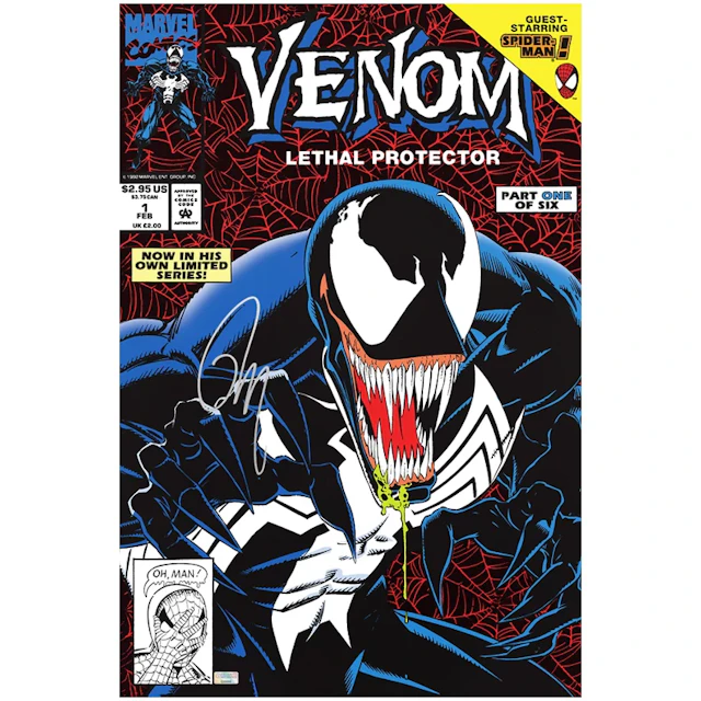 Tom Hardy Autographed Mark Bagley Venom Lethal Protector #1 Red Edition
