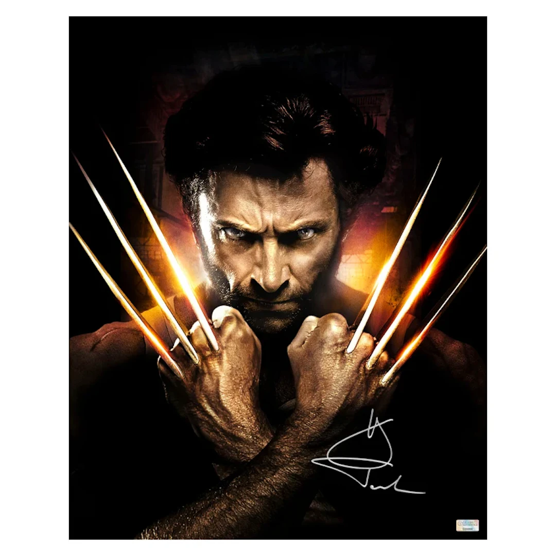 Hugh Jackman Autographed 2009 X-Men Origins: Wolverine 16x20 Studio Photo