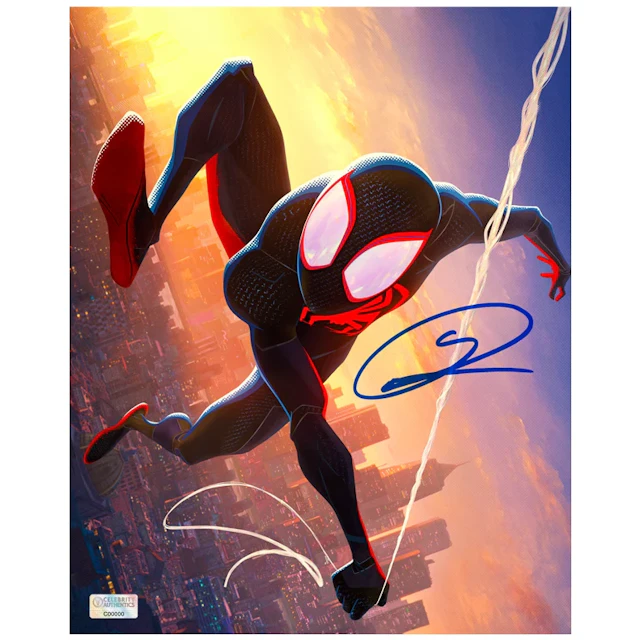 Shameik Moore Autographed Spider-Man Across The Spider-Verse Miles