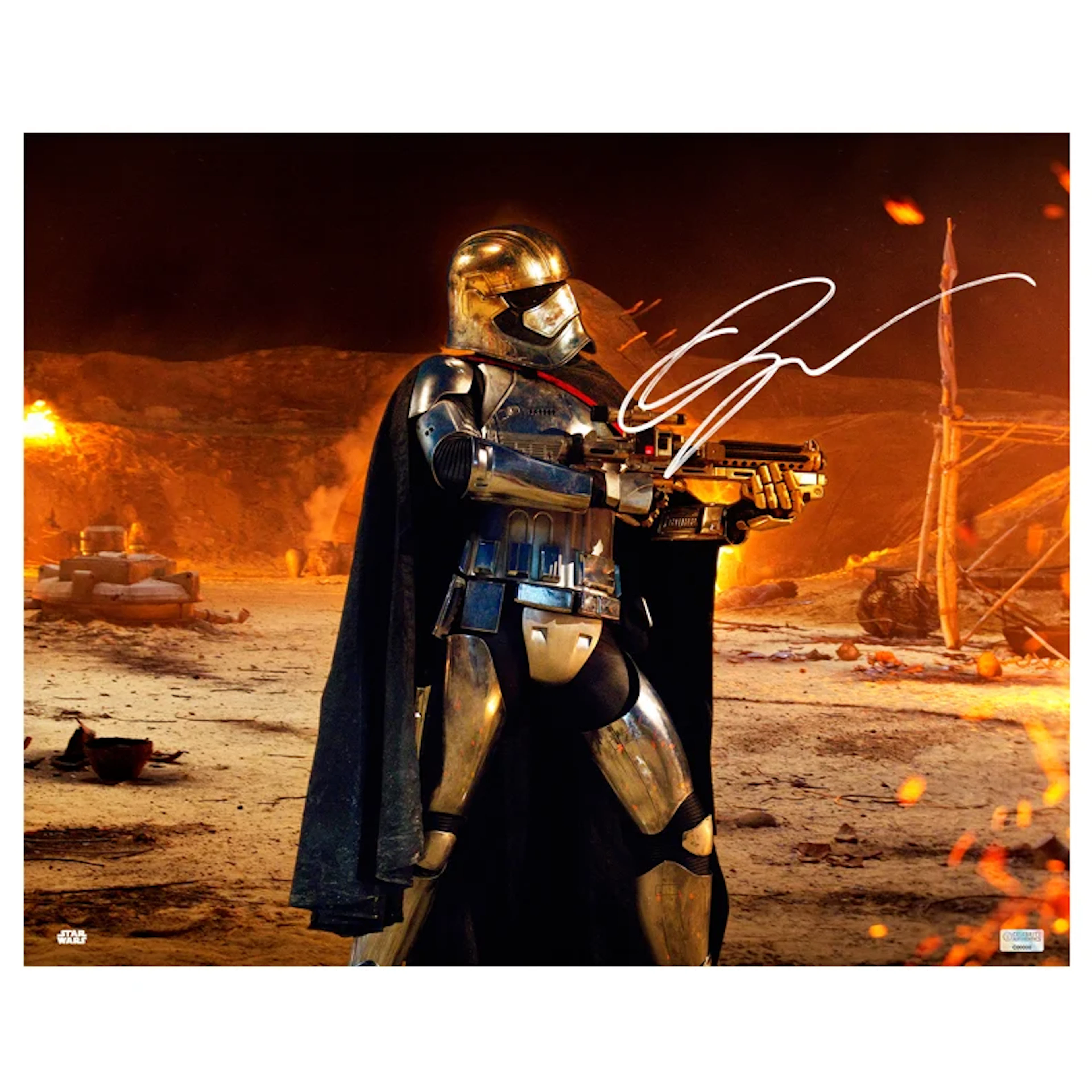 Gwendoline Christie Autographed Star Wars: The Force Awakens Attack