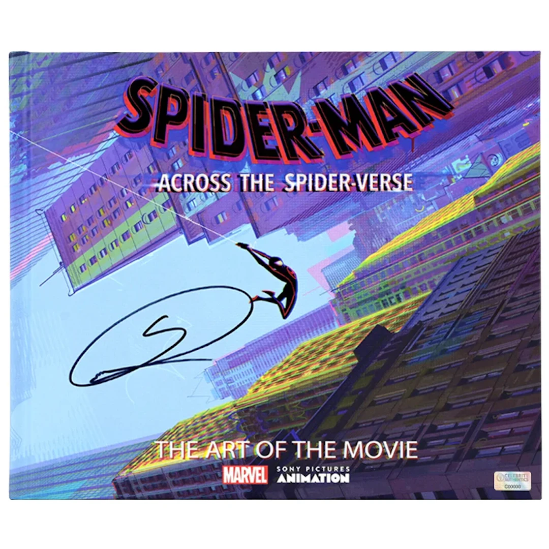 Shameik Moore Autographed Spider-Man Across the Spider-Verse The Art