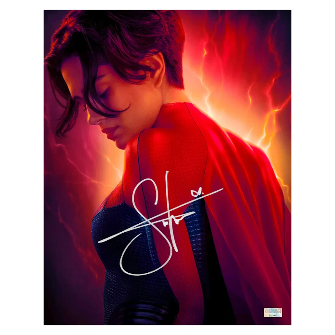 Sasha Calle Autographed 2023 The Flash Kara Zor-El Supergirl 11x14 Photo
