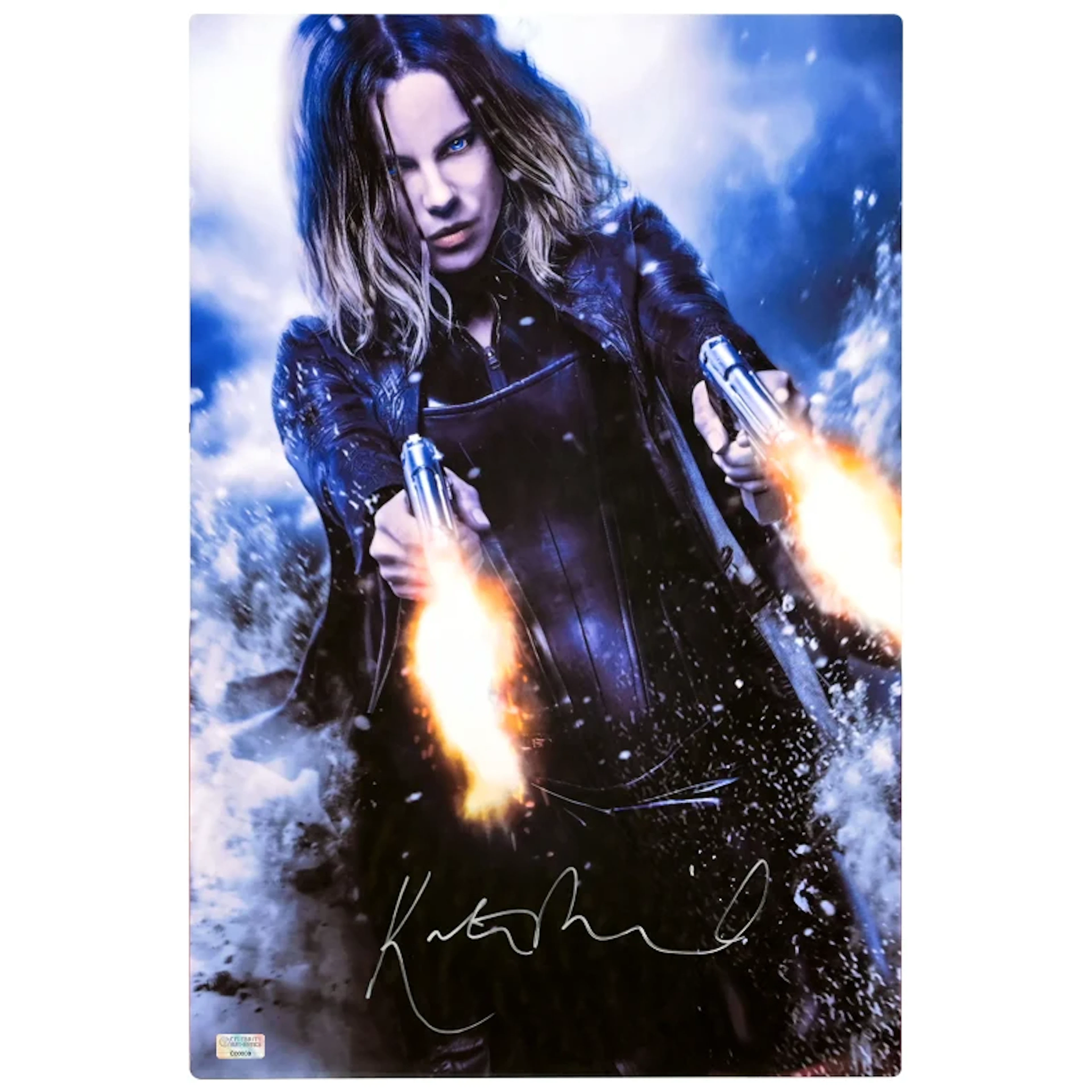 Kate Beckinsale Autographed 2003 Underworld Selene 12x18 CinaPanel