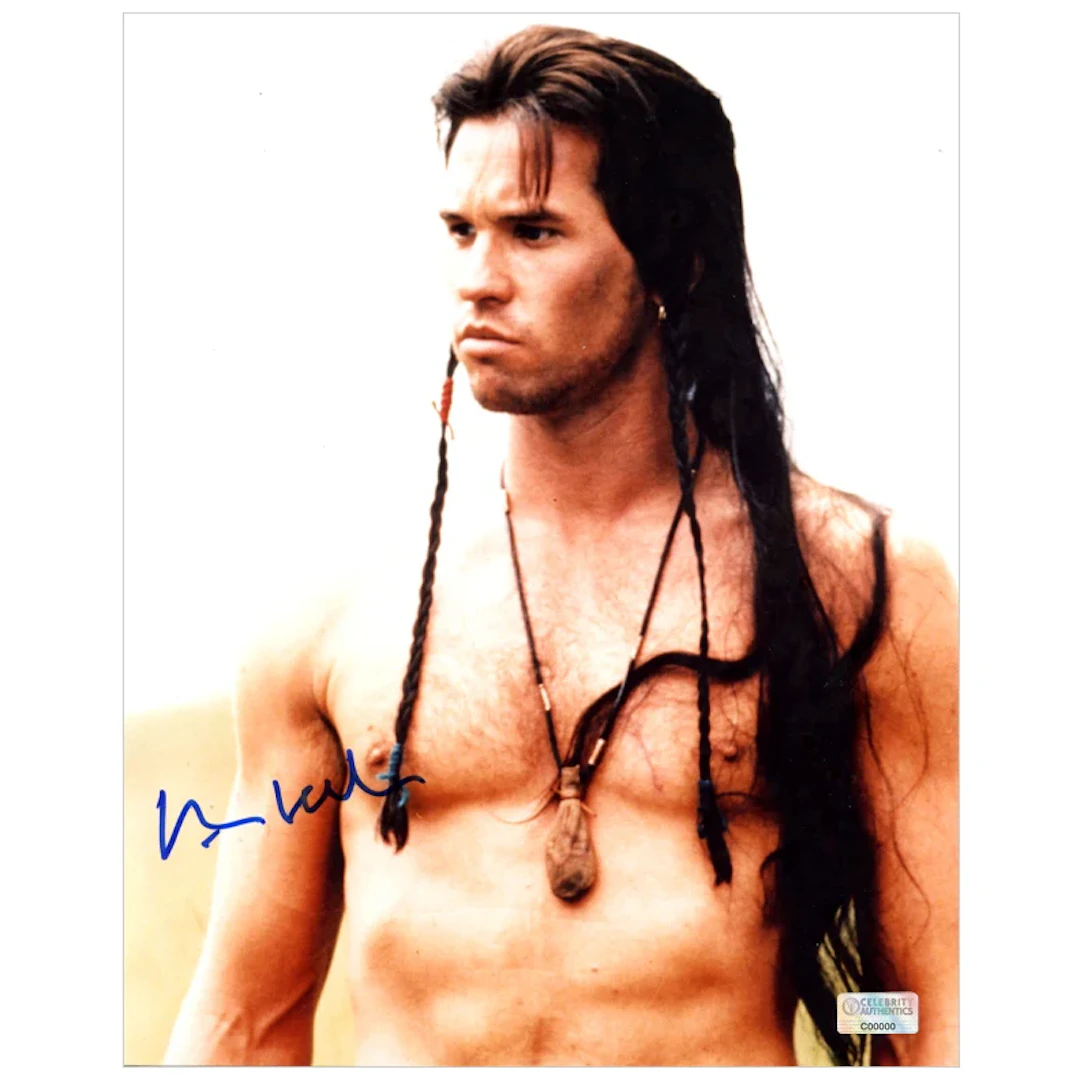 Val Kilmer Autographed 1988 Willow Madmartigan 8x10 Scene Photo