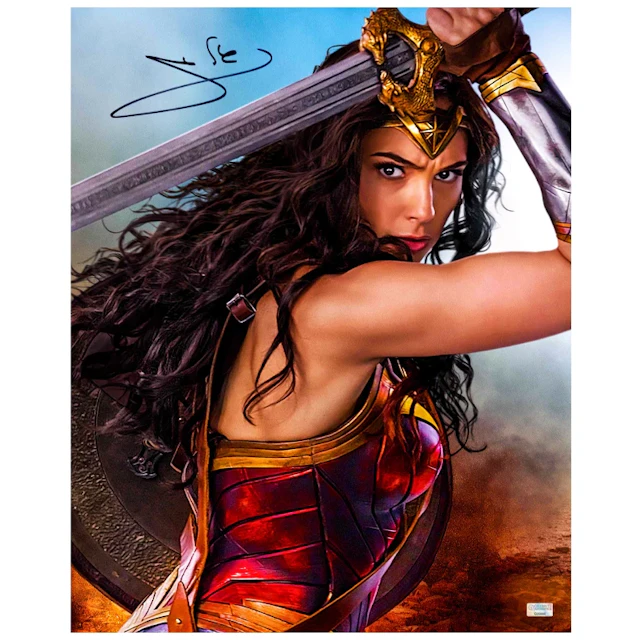 Gal Gadot Autographed 2017 Wonder Woman 16x20 Photo