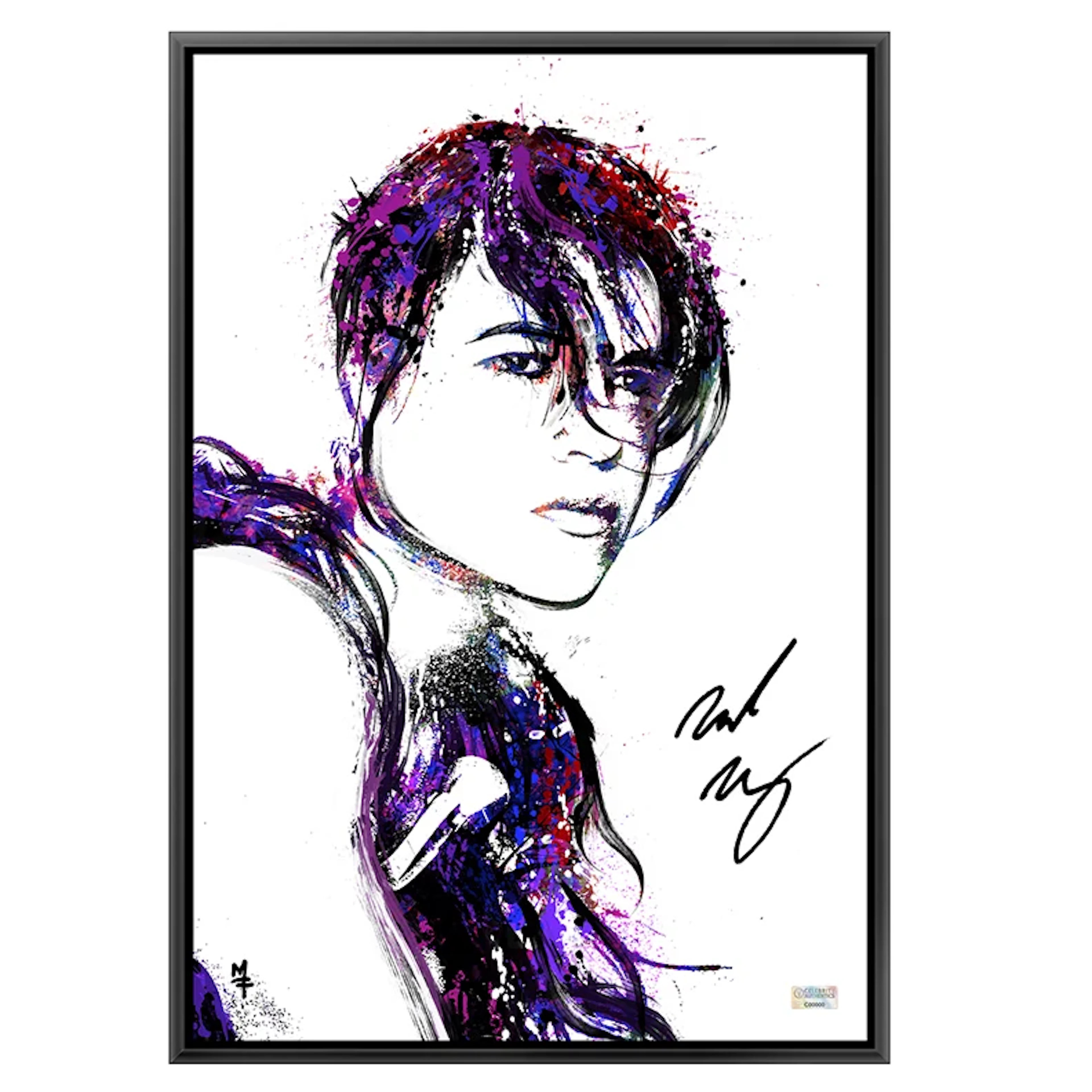 Michelle Rodriguez Autographed Michael Ferrari Fast & Furious Letty