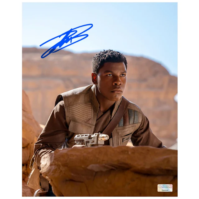 John Boyega Autographed 2019 Star Wars The Rise of Skywalker Finn