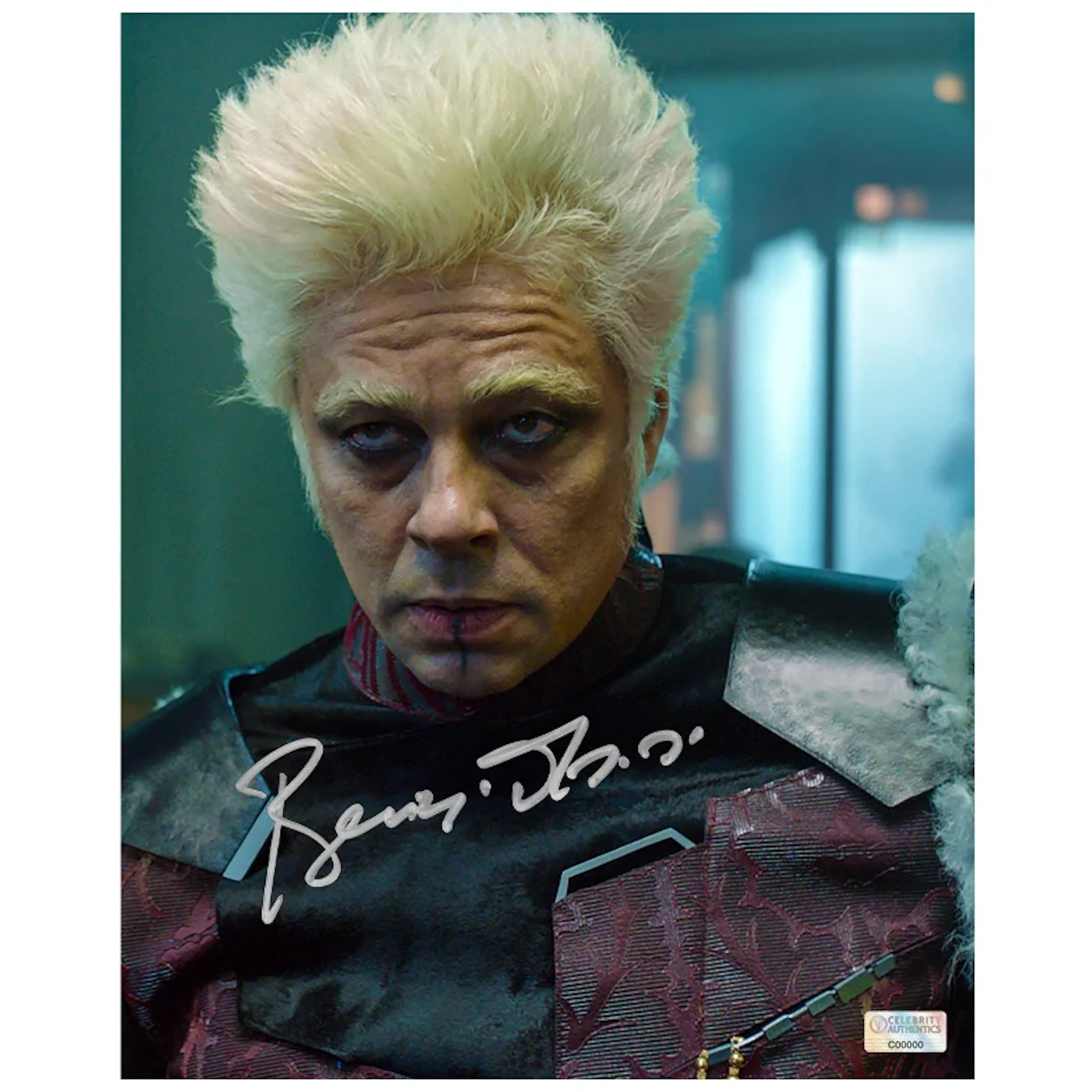 Benicio Del Toro Autographed 2014 Guardians of the Galaxy The Collector