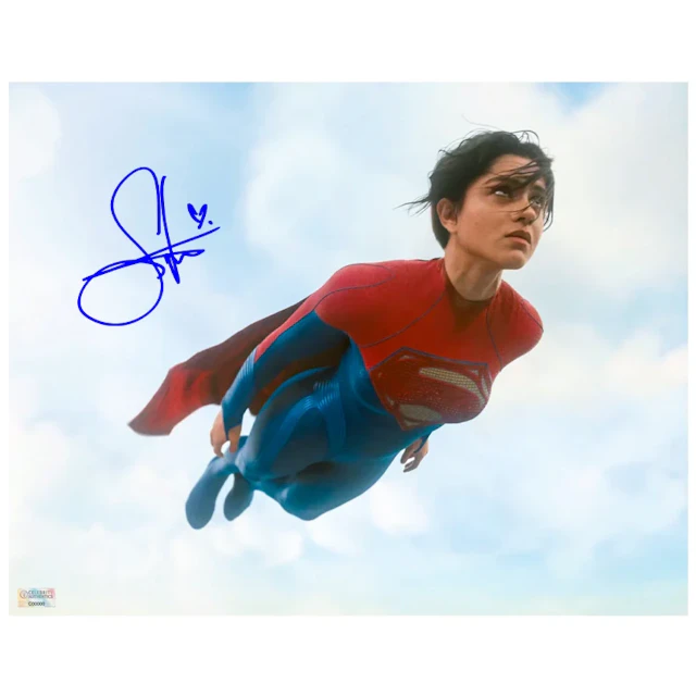 Sasha Calle Autographed 2023 The Flash Supergirl In Flight 11x14 Photo