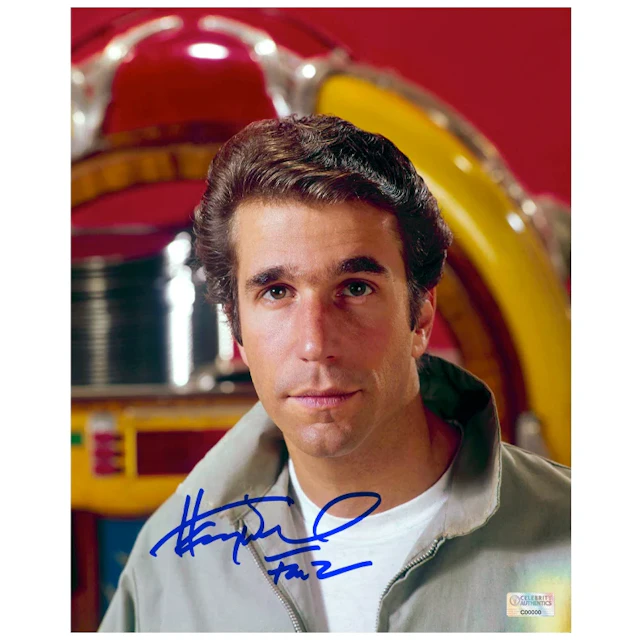 Henry Winkler Autographed Happy Days 8x10 Jukebox Photo