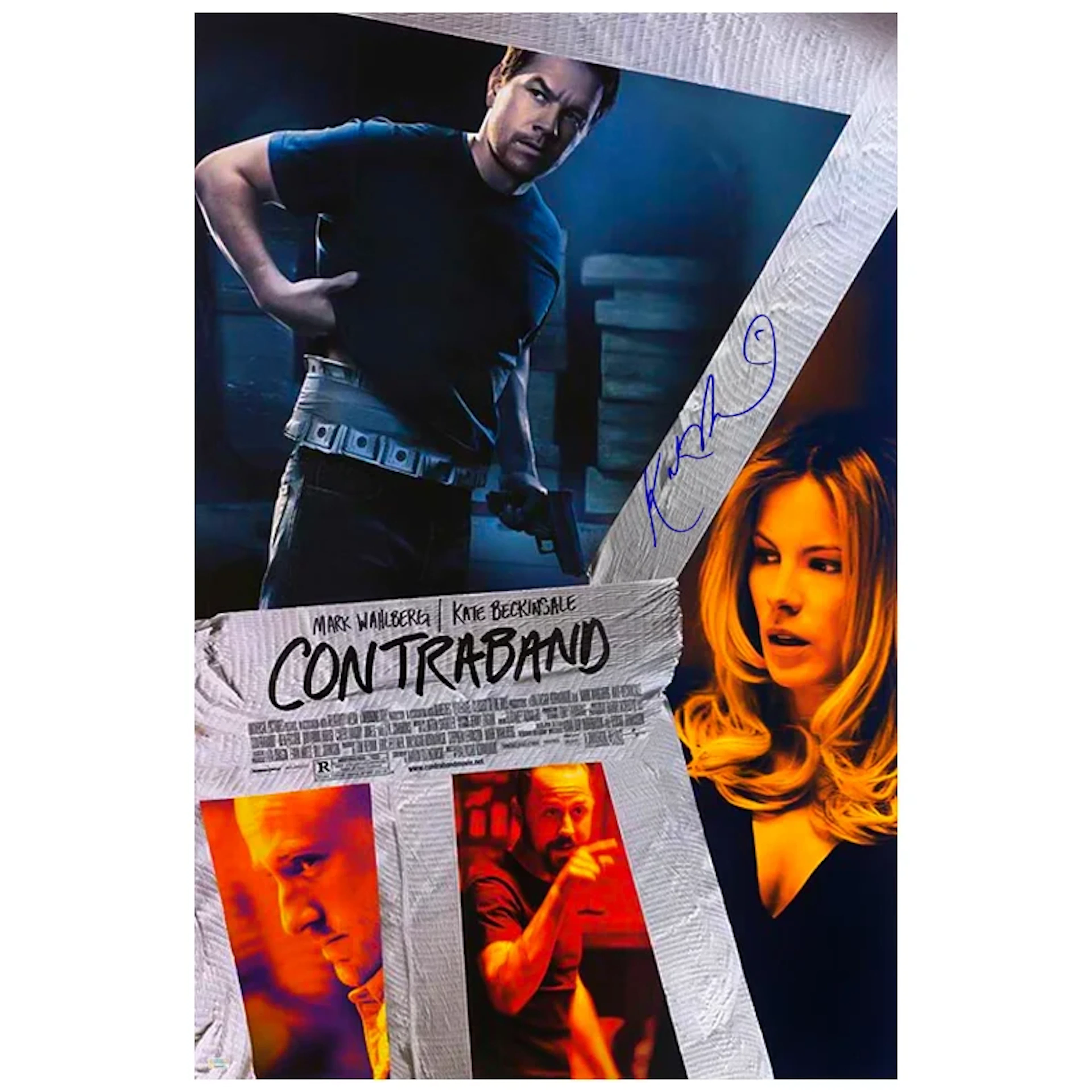 Kate Beckinsale Autographed 2012 Contraband Original 27x40 Double-Sided