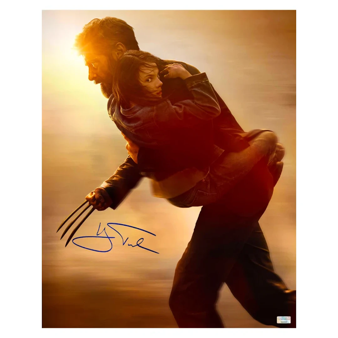 Hugh Jackman Autographed 2017 Logan X23 16x20 Photo