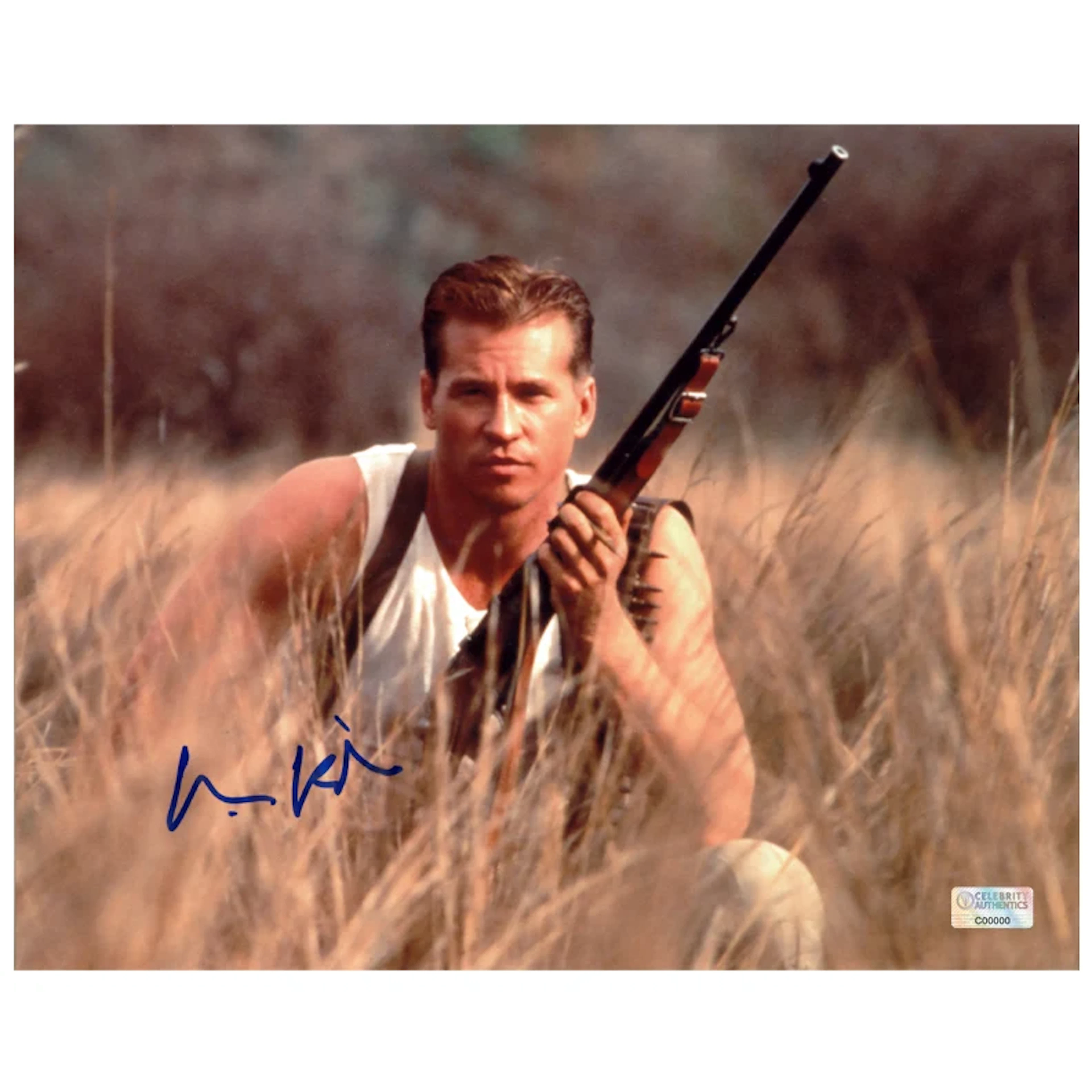 Val Kilmer Autographed Ghost and the Darkness Scene 8x10 Photo