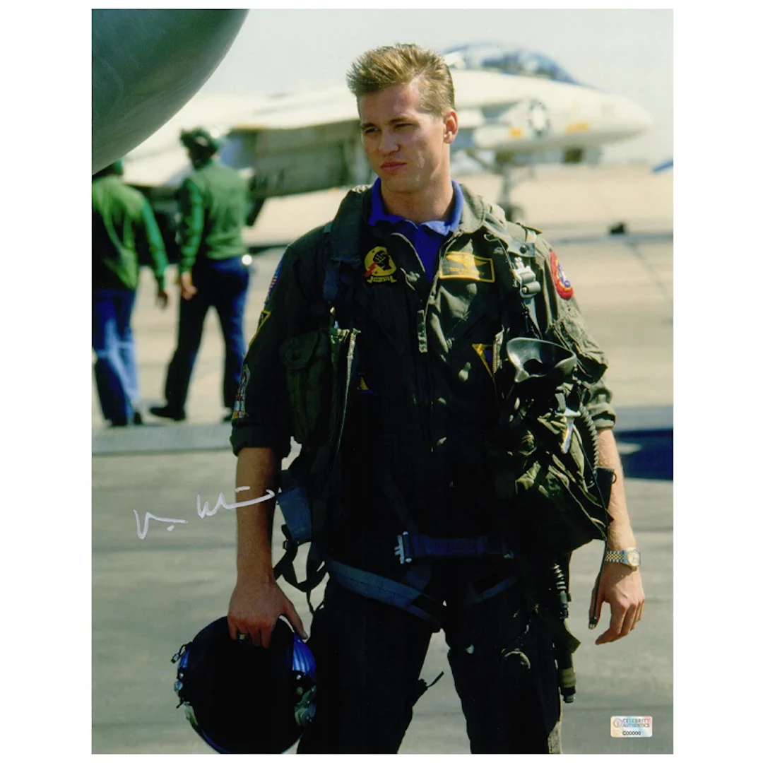 Val Kilmer Autographed Top Gun Iceman 11x14 Photo
