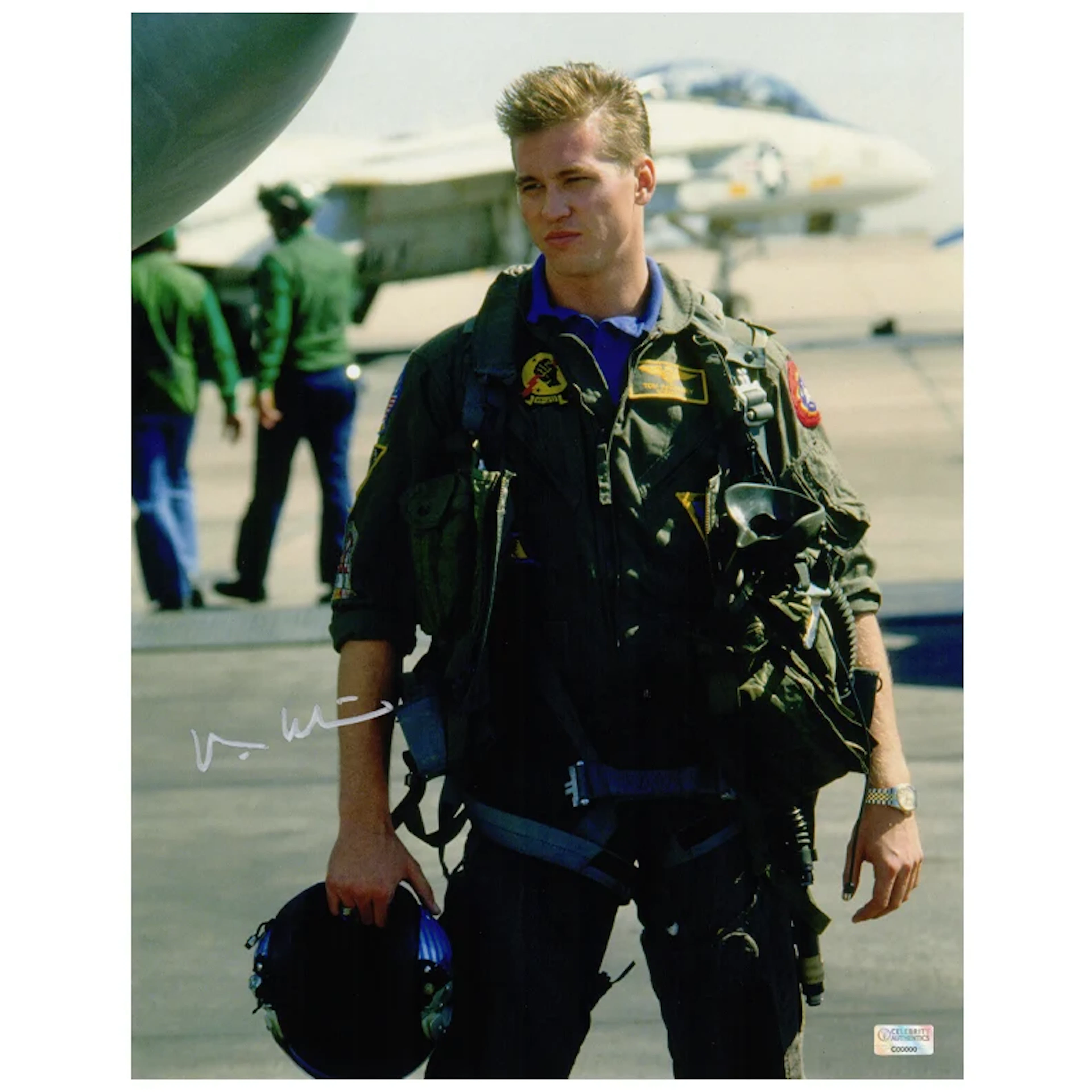 Val Kilmer Autographed Top Gun Iceman 11x14 Photo