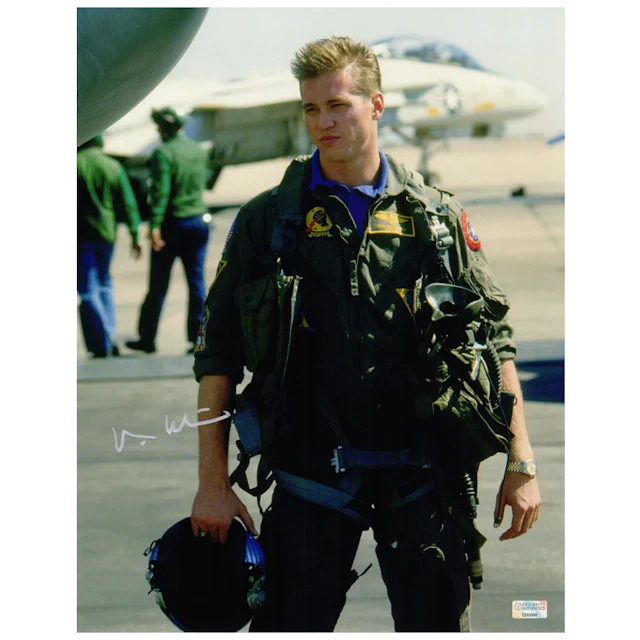 Val Kilmer Autographed Top Gun Iceman 11x14 Photo