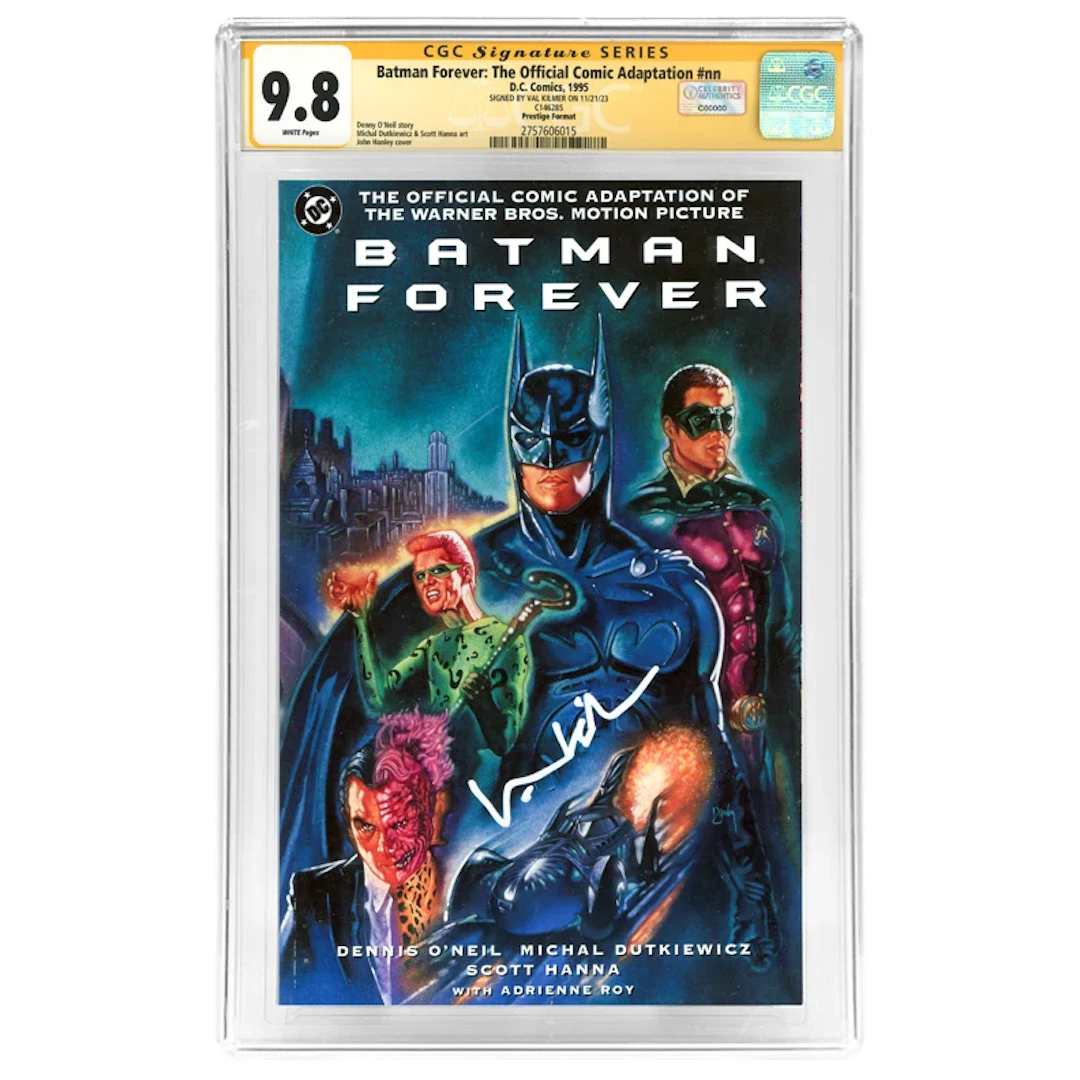 Val Kilmer Autographed 1995 Batman Forever The Official Comic Adaptation