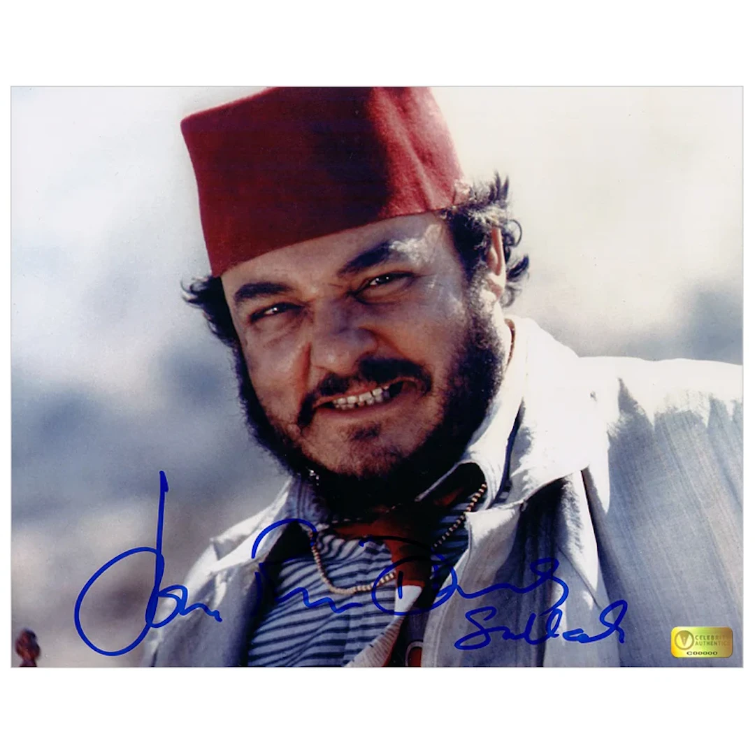 John Rhys-Davies Autographed Indiana Jones and the Last Crusade Sallah