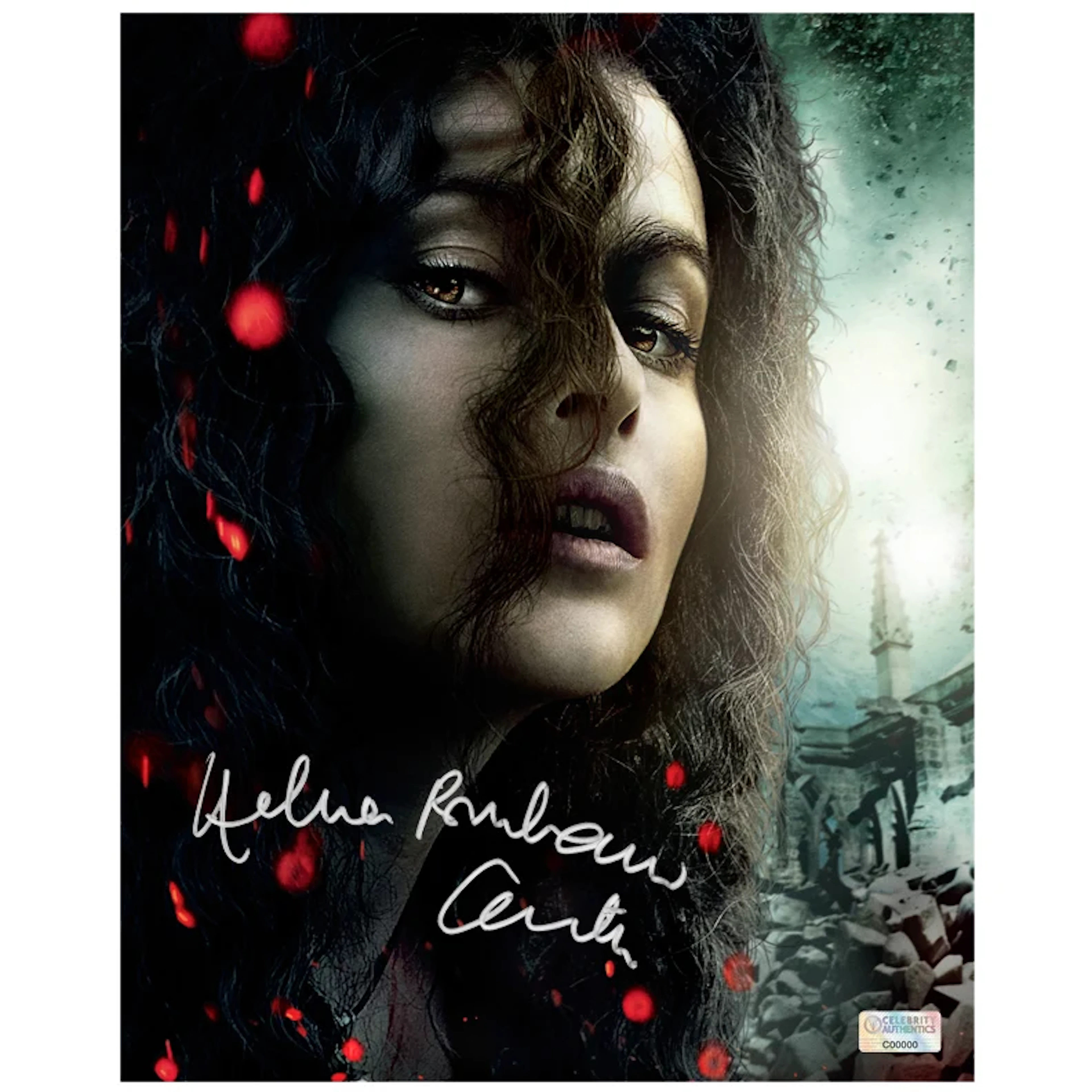 Helena Bonham Carter Autographed Harry Potter Bellatrix Lestrange