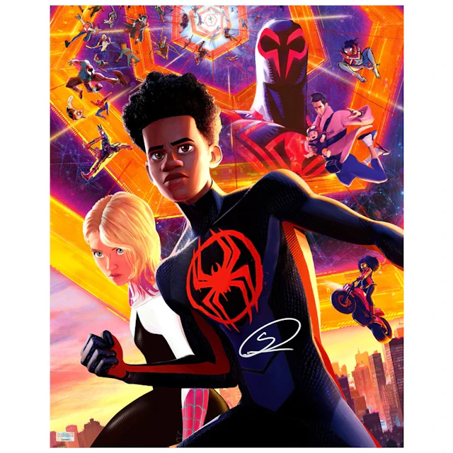 Shameik Moore Autographed Spider-Man Across The Spider-Verse Miles