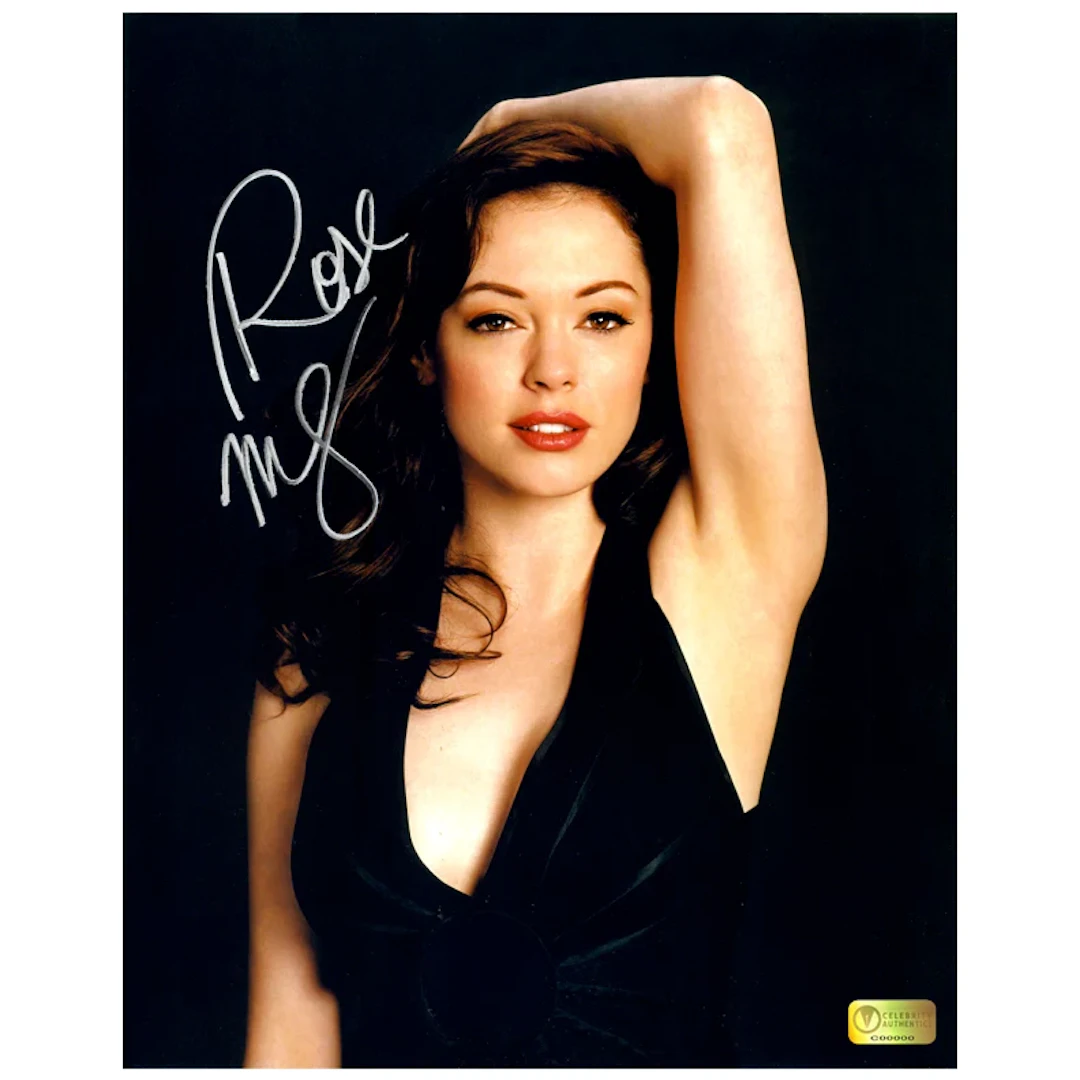 Rose McGowan Autographed 8×10 Portrait Photo