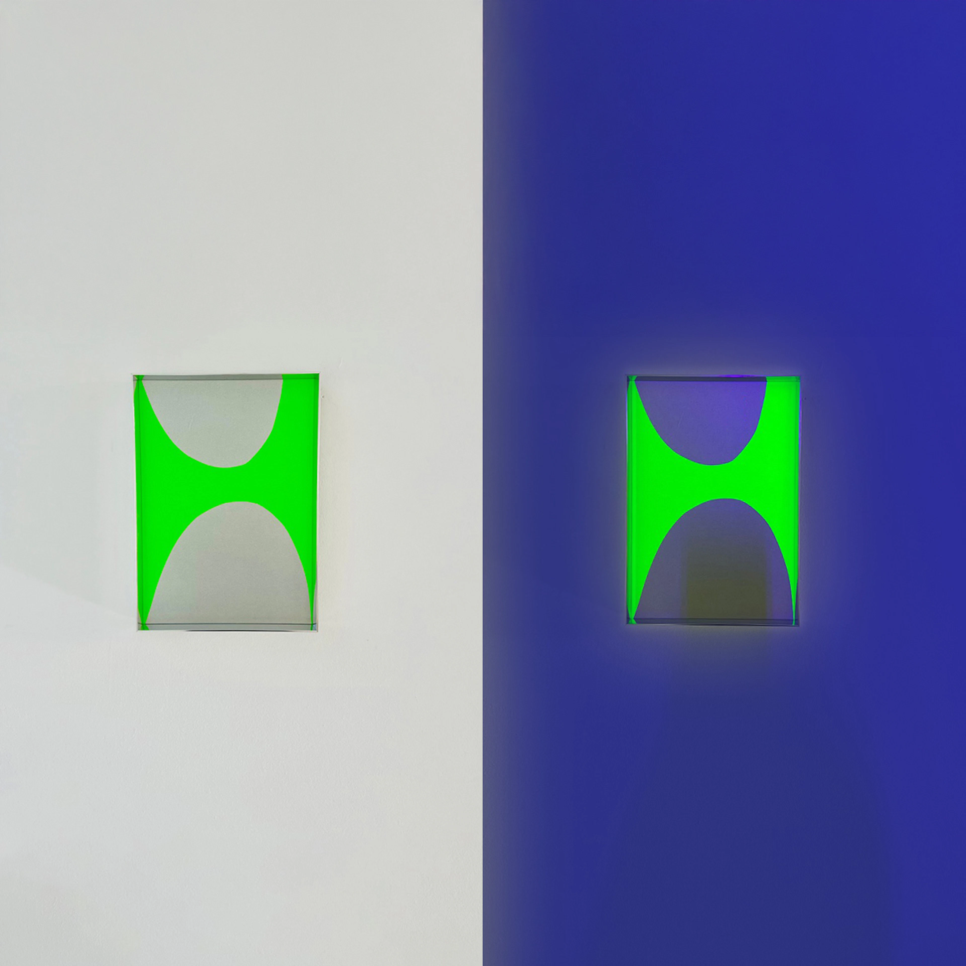 Fluo Cut #107, 2024 - Regine SCHUMANN