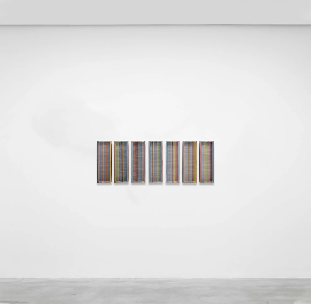 Untitled (turquoise recessed polyptych), 2026 - Brian WILLS
