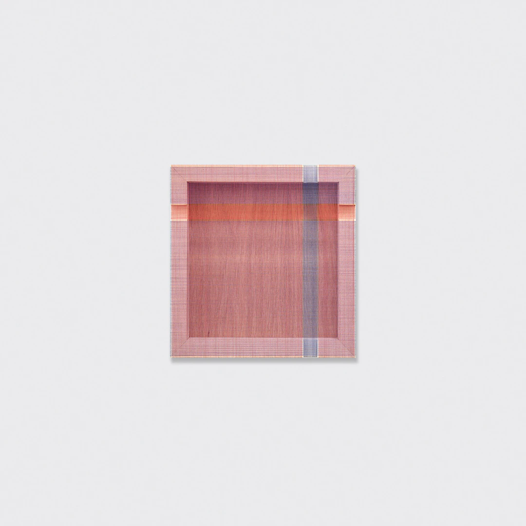 Untitled (red and blue recessed), 2026 - Brian WILLS