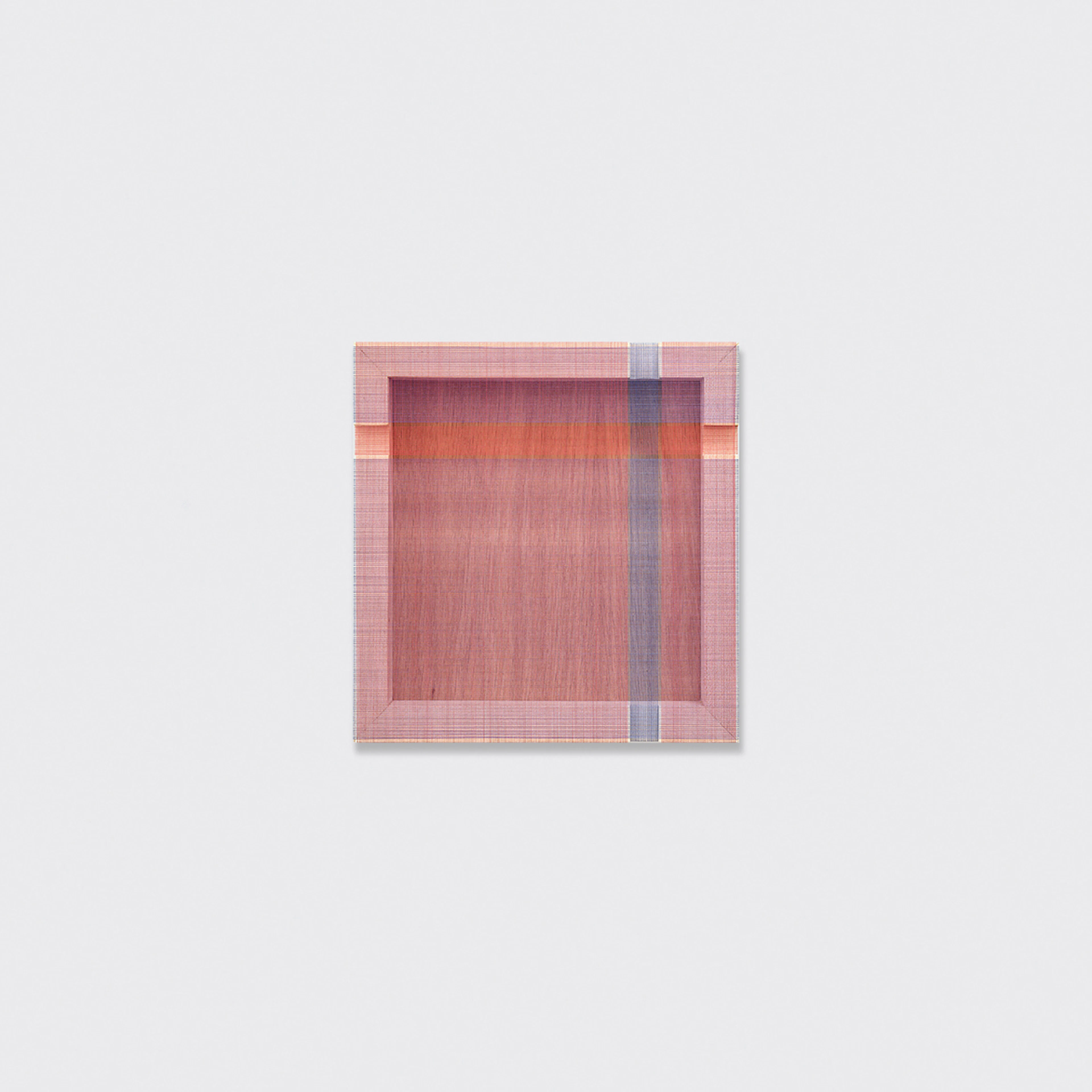 Untitled (red and blue recessed), 2026 - Brian WILLS