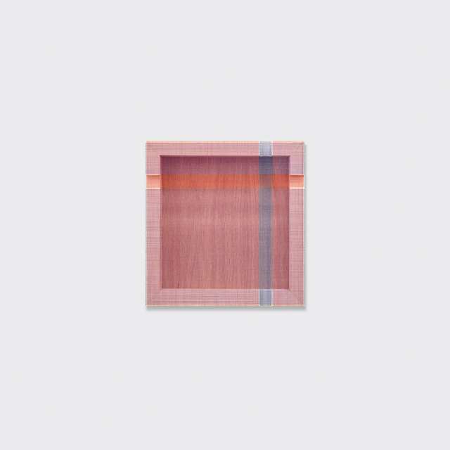 Untitled (red and blue recessed), 2026 - Brian WILLS