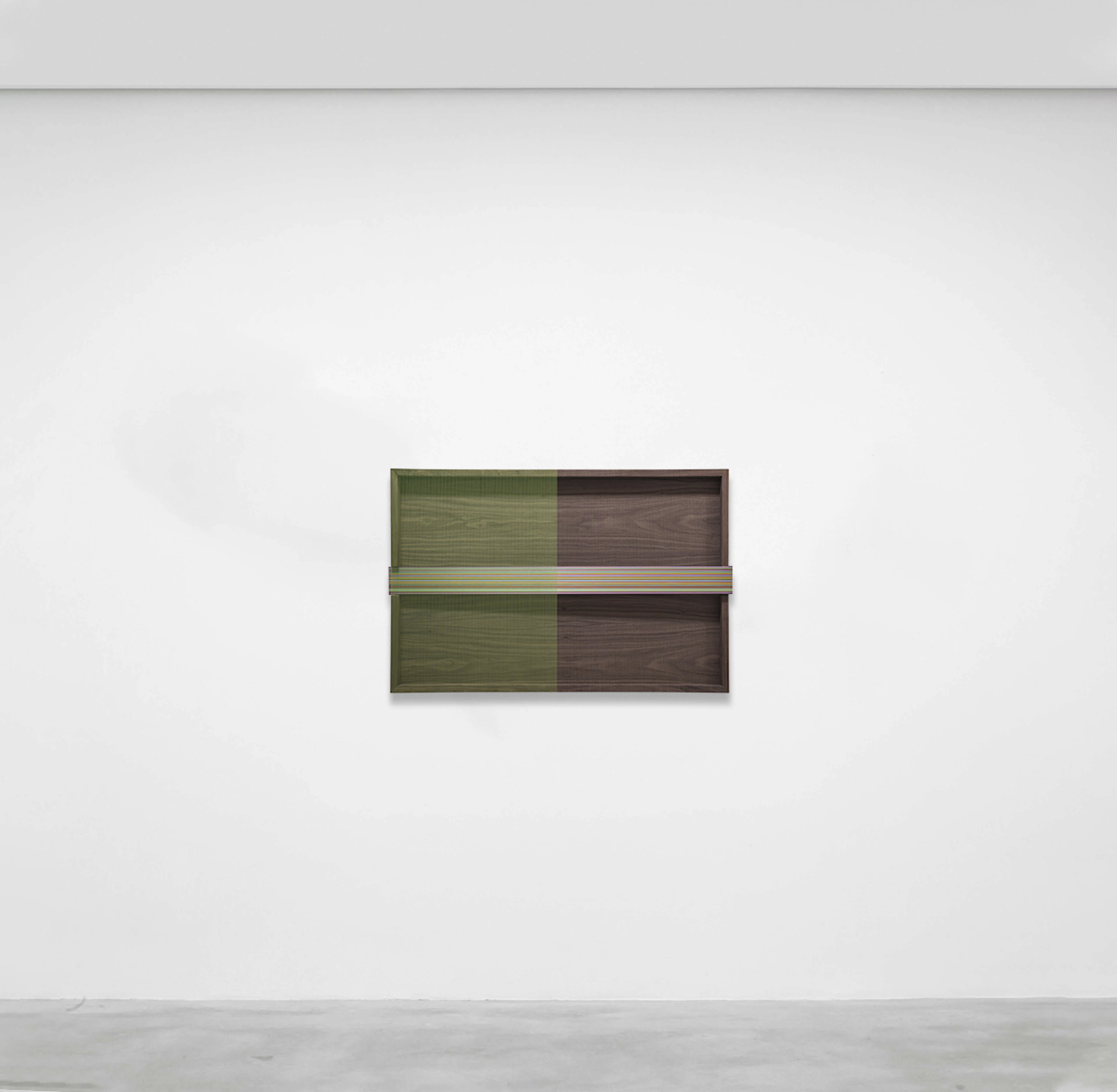 Untitled (green, blue raised), 2026 - Brian WILLS