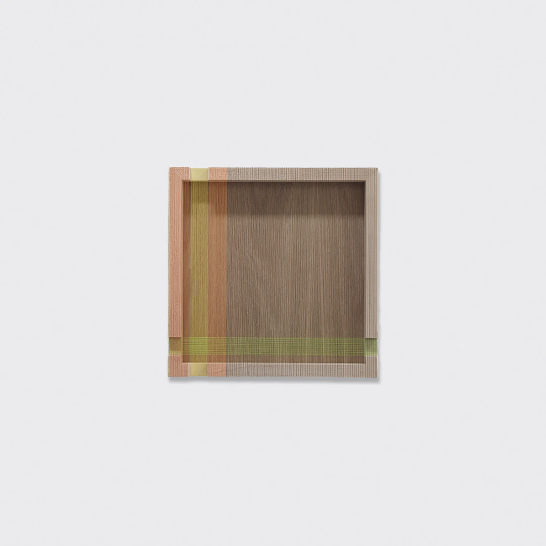 Untitled (orange and galaxy blue recessed), 2026 - Brian WILLS