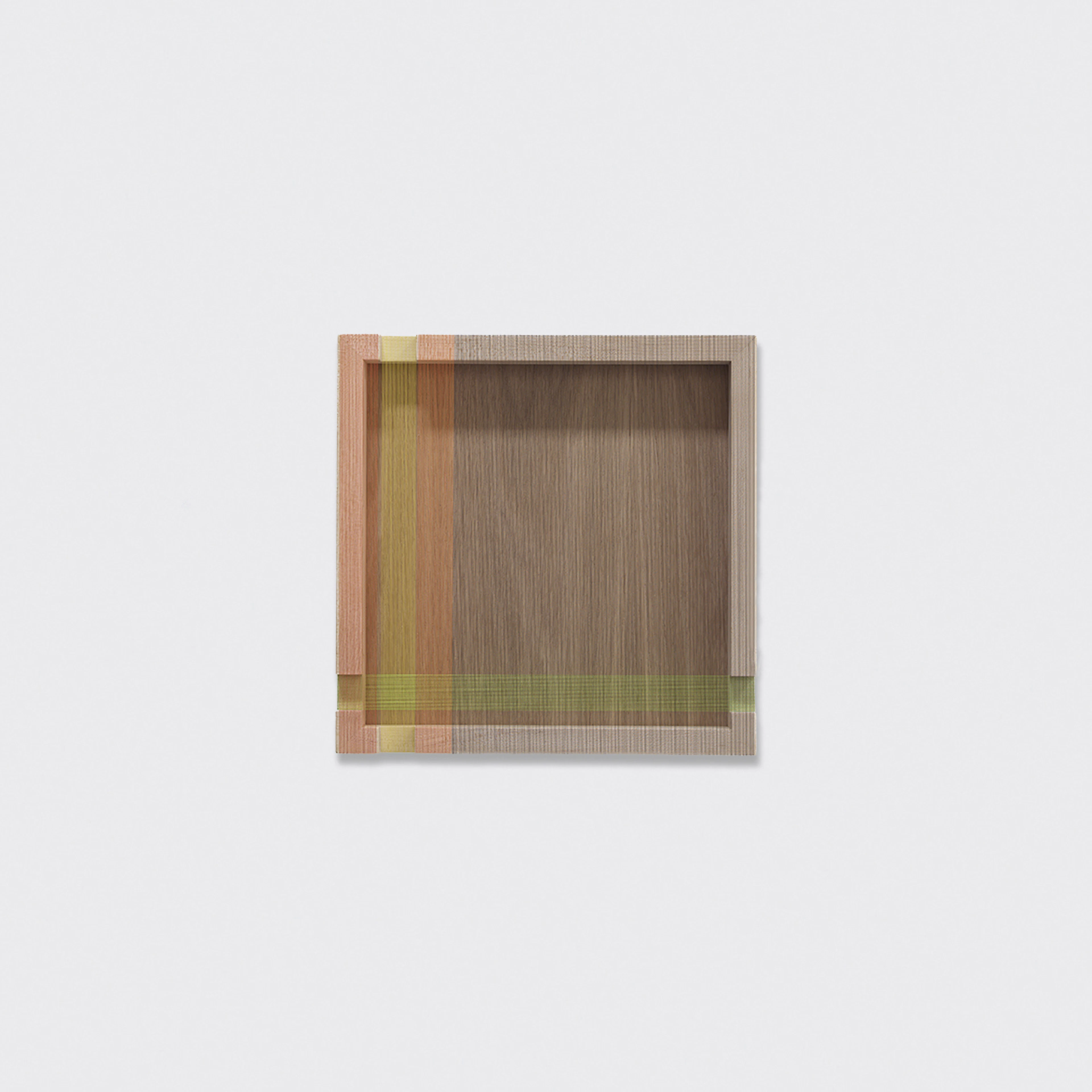 Untitled (orange and galaxy blue recessed), 2026 - Brian WILLS