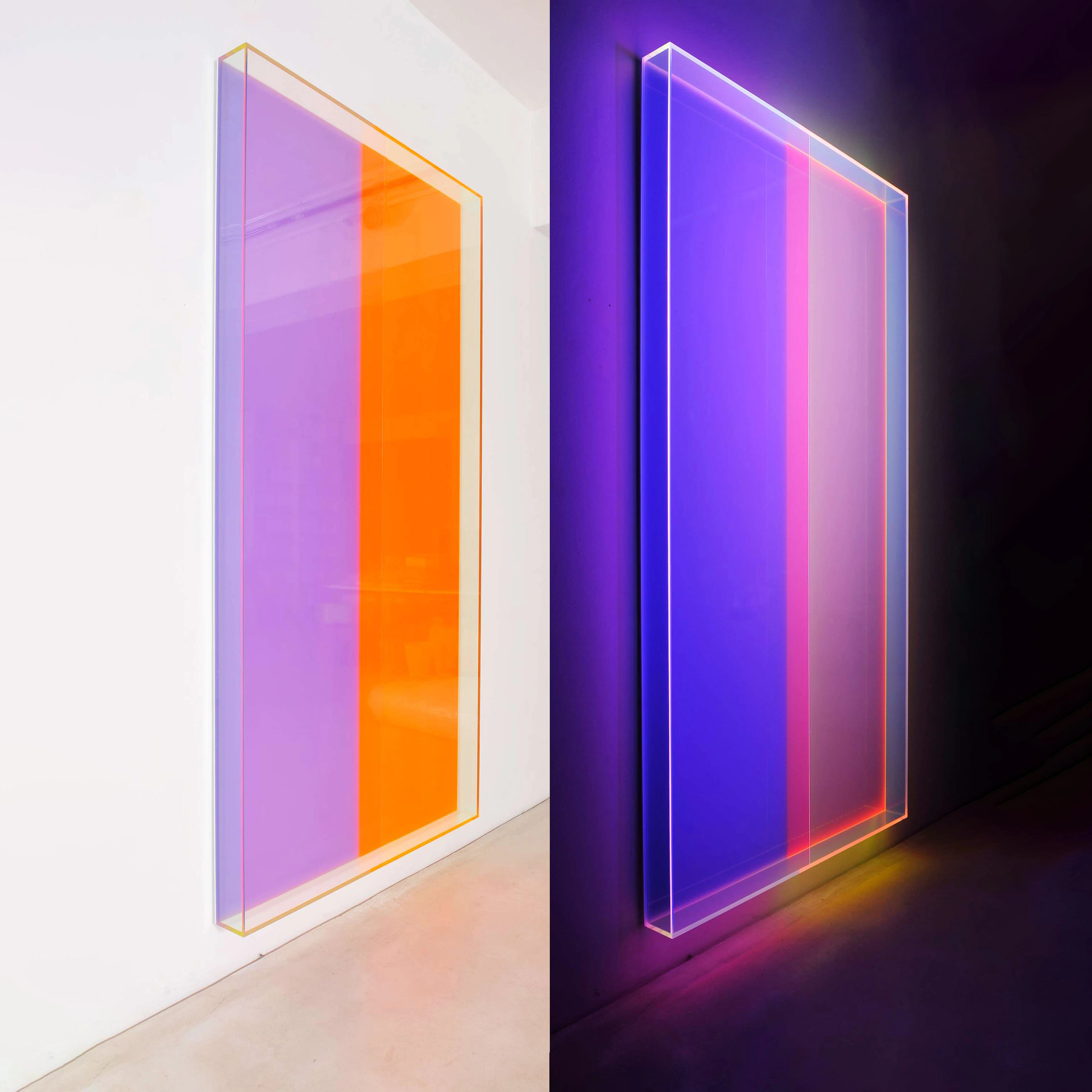 Colormirror violet orange bonn, 2018 - Regine SCHUMANN