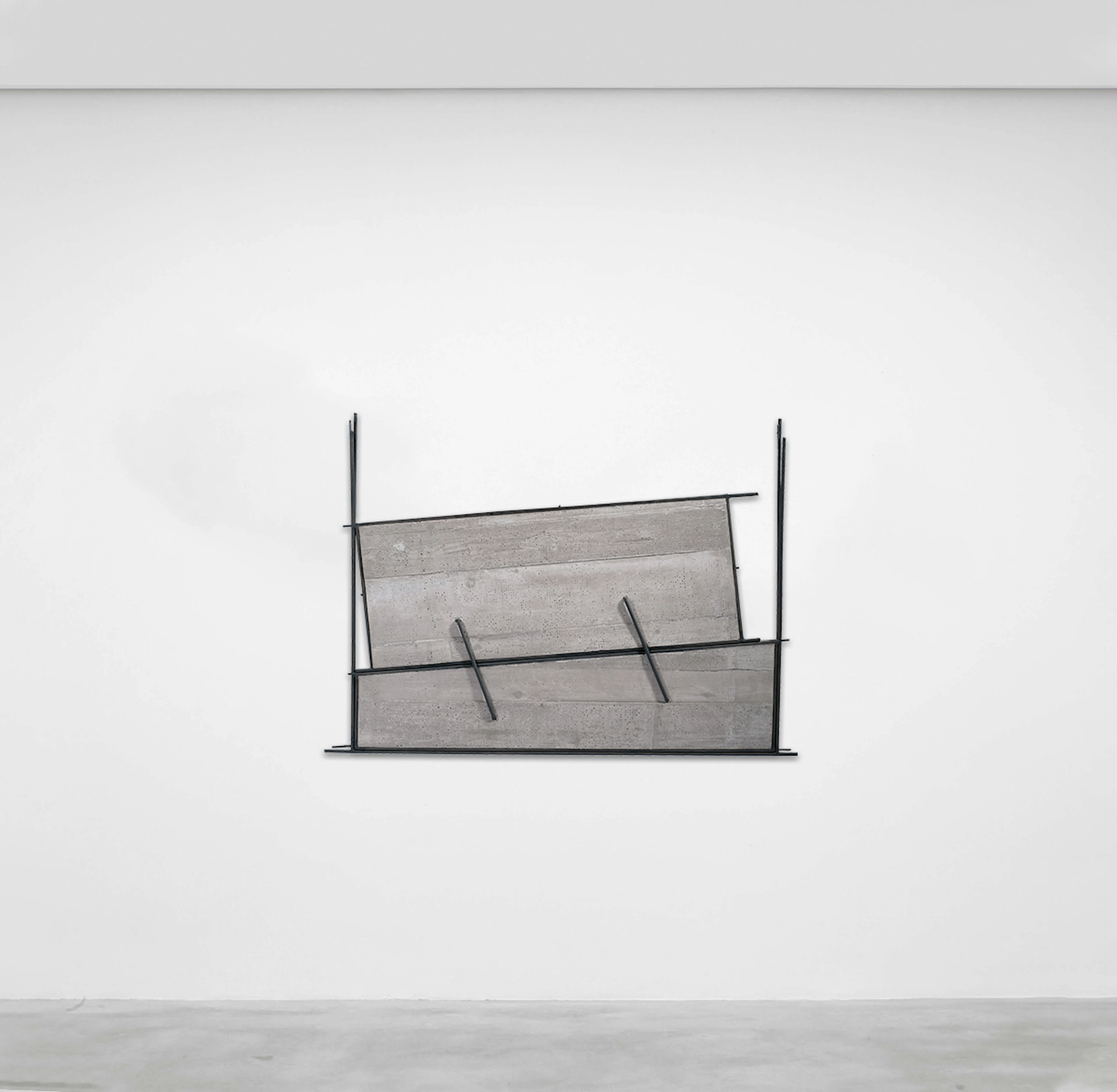 Spazicemento n. 59 cemento e ferro 97 x 135 x 4.5 cm, 1996 - Giuseppe UNCINI
