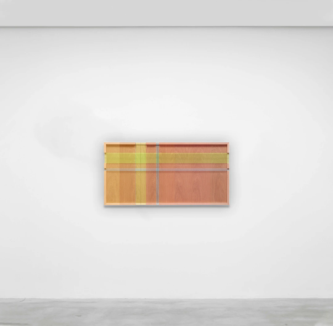 Untitled (red and orange recessed), 2026 - Brian WILLS