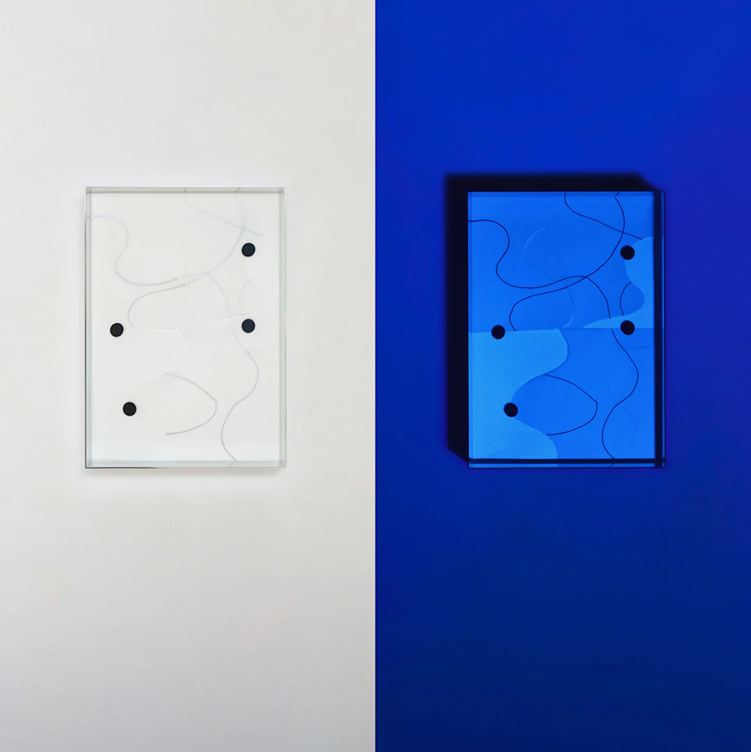 Fluo cut #77, 2022 - Regine SCHUMANN