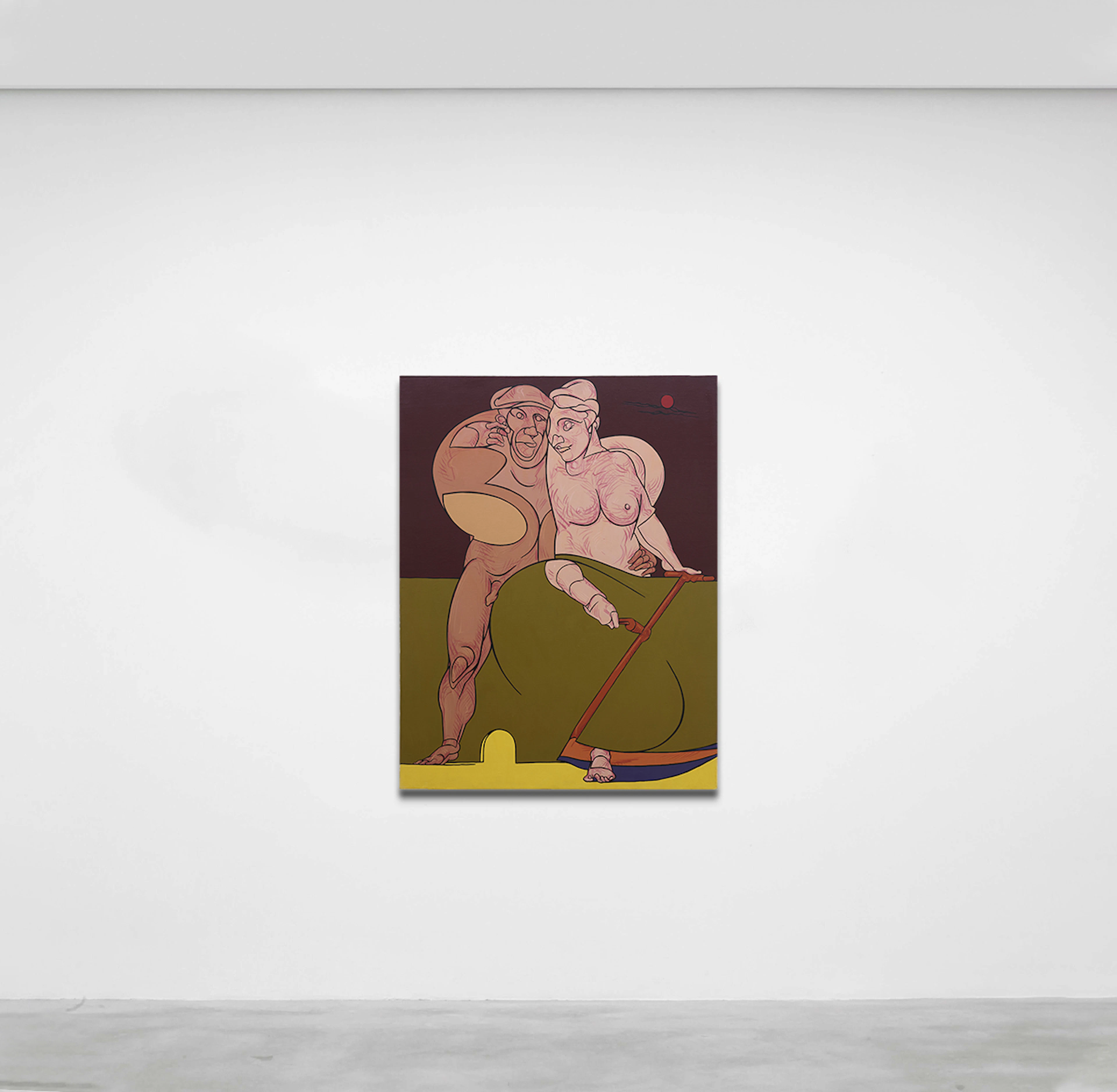 Eine liebe, 1981 - Valerio ADAMI