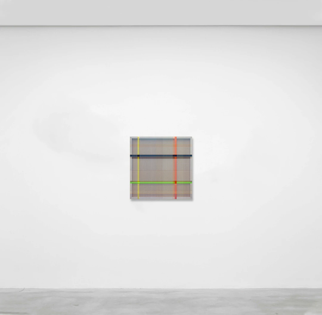 Untitled (light blue recessed) , 2026 - Brian WILLS