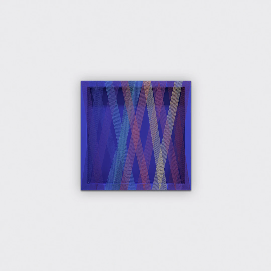 Untitled (multi-colored axis with YKB), 2026 - Brian WILLS