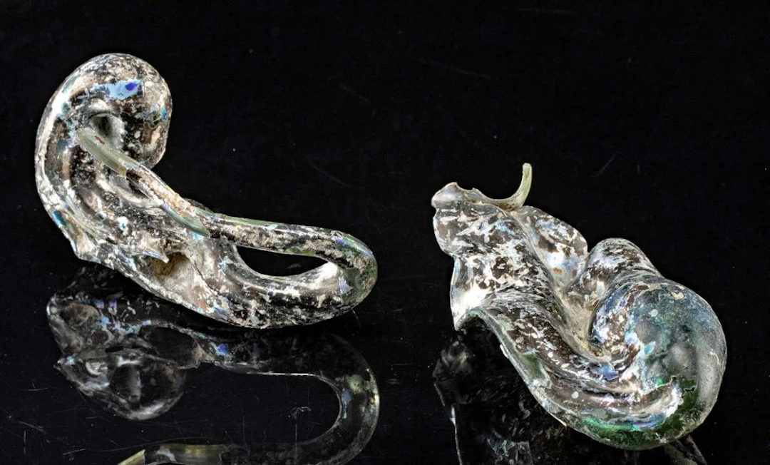 Ancient Roman Glass Slag - Byproducts of Glassblowing