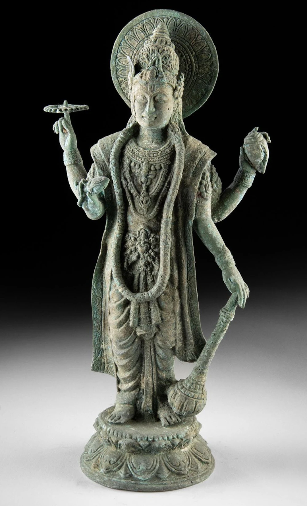 Majapahit Style Brass Vishnu, Indonesia