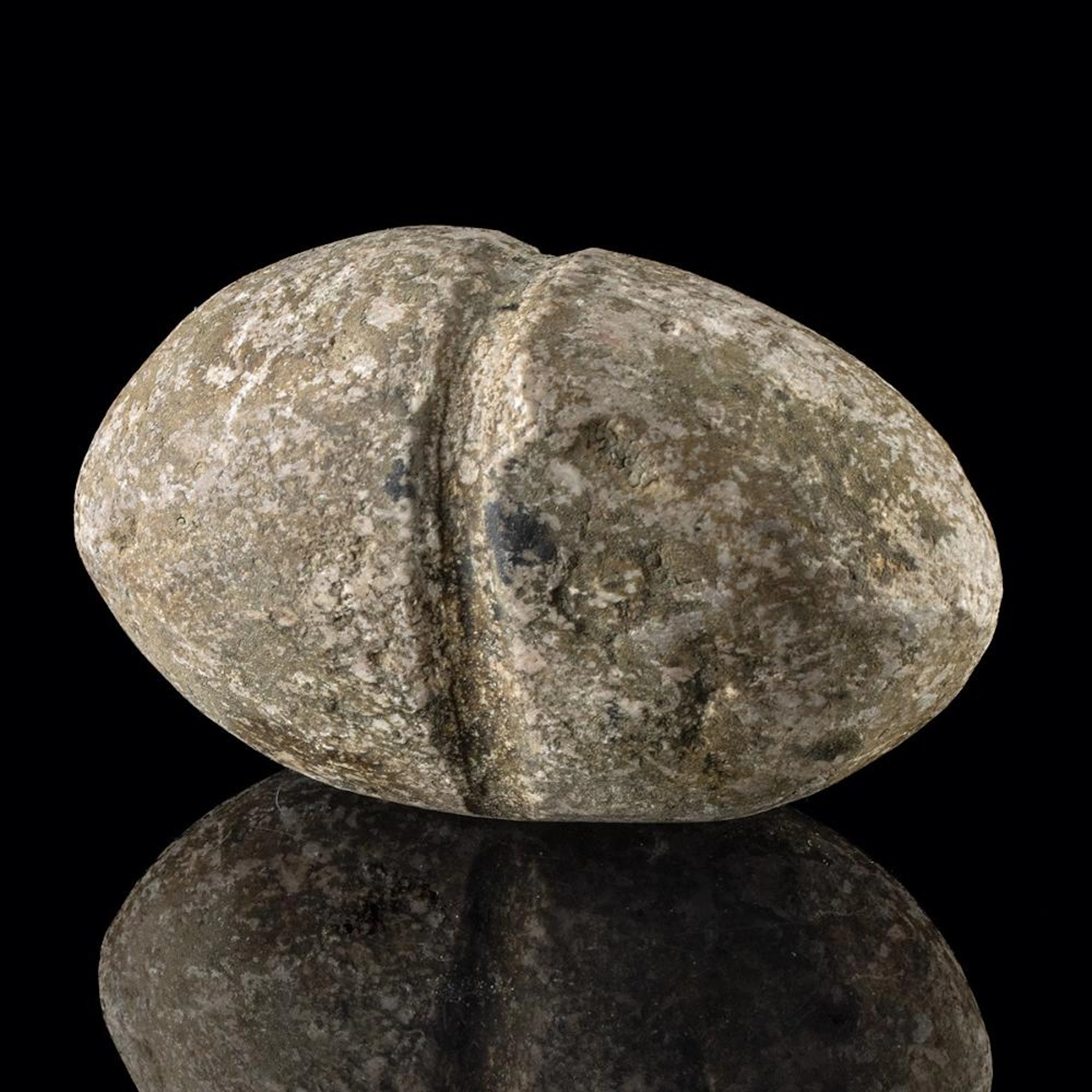 Native American Woodland Period Full Grooved Stone Hammer Maul