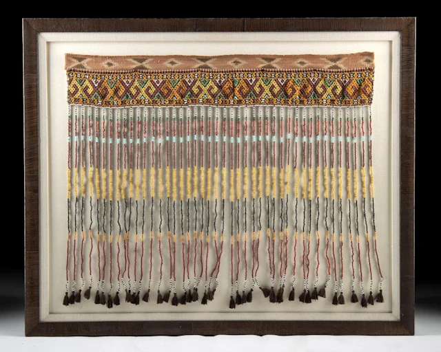 Sulawesi Sa’dan Toraja Dance Apron, Beaded Fringe