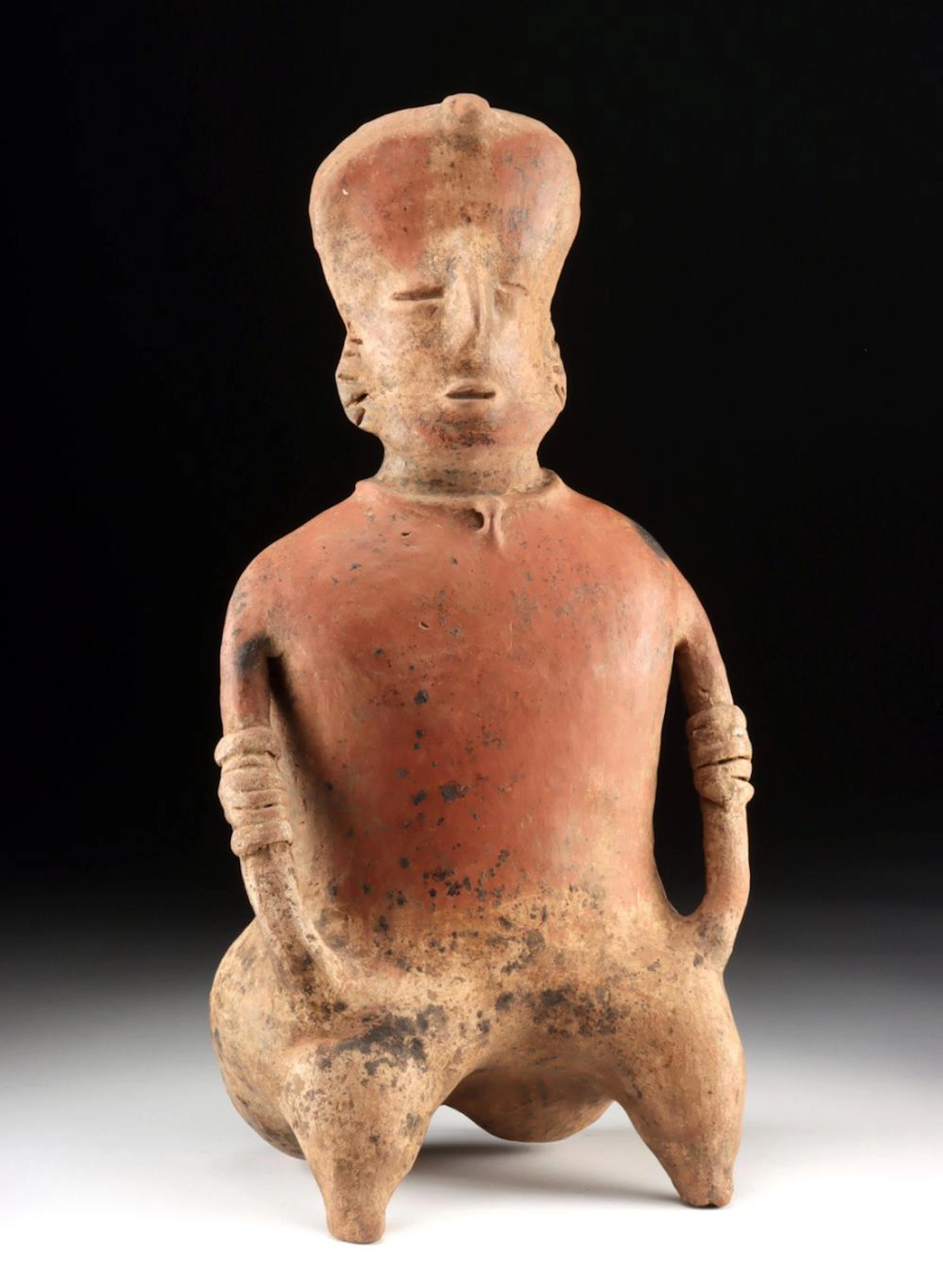 Nayarit Seated Figure with Shaman's Horn